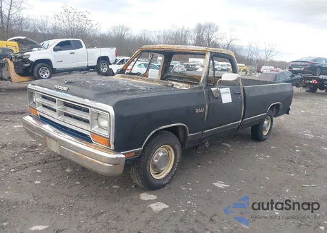 1989 Dodge Ram 100 из США, поврежденный, VIN 1B7FE06Y4KS089541